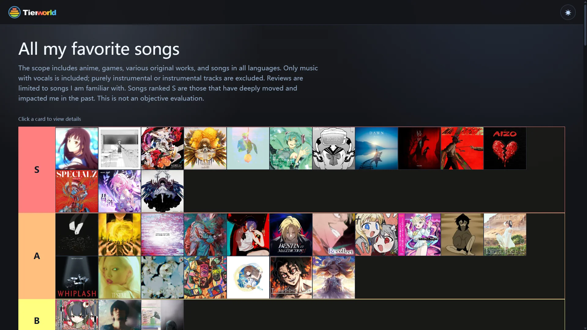 My Favourite Songs